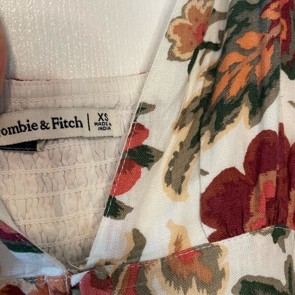 Abercrombie and Fitch Midi Dress Floral Size XS - Picture 2 of 3